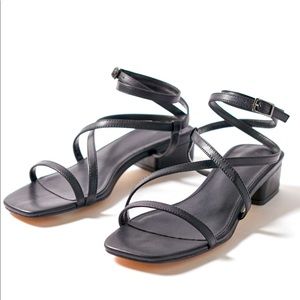 Urban Outfitters Black Strappy Sandals